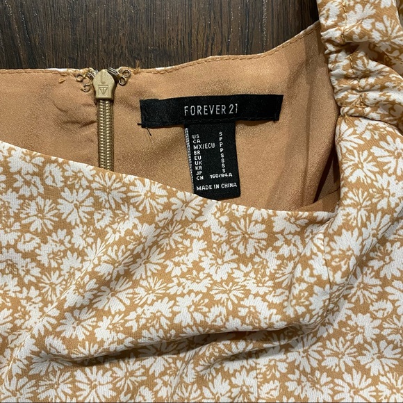 ⛔️SOLD⛔️Puff sleeve square neck mini dress - Picture 3 of 5